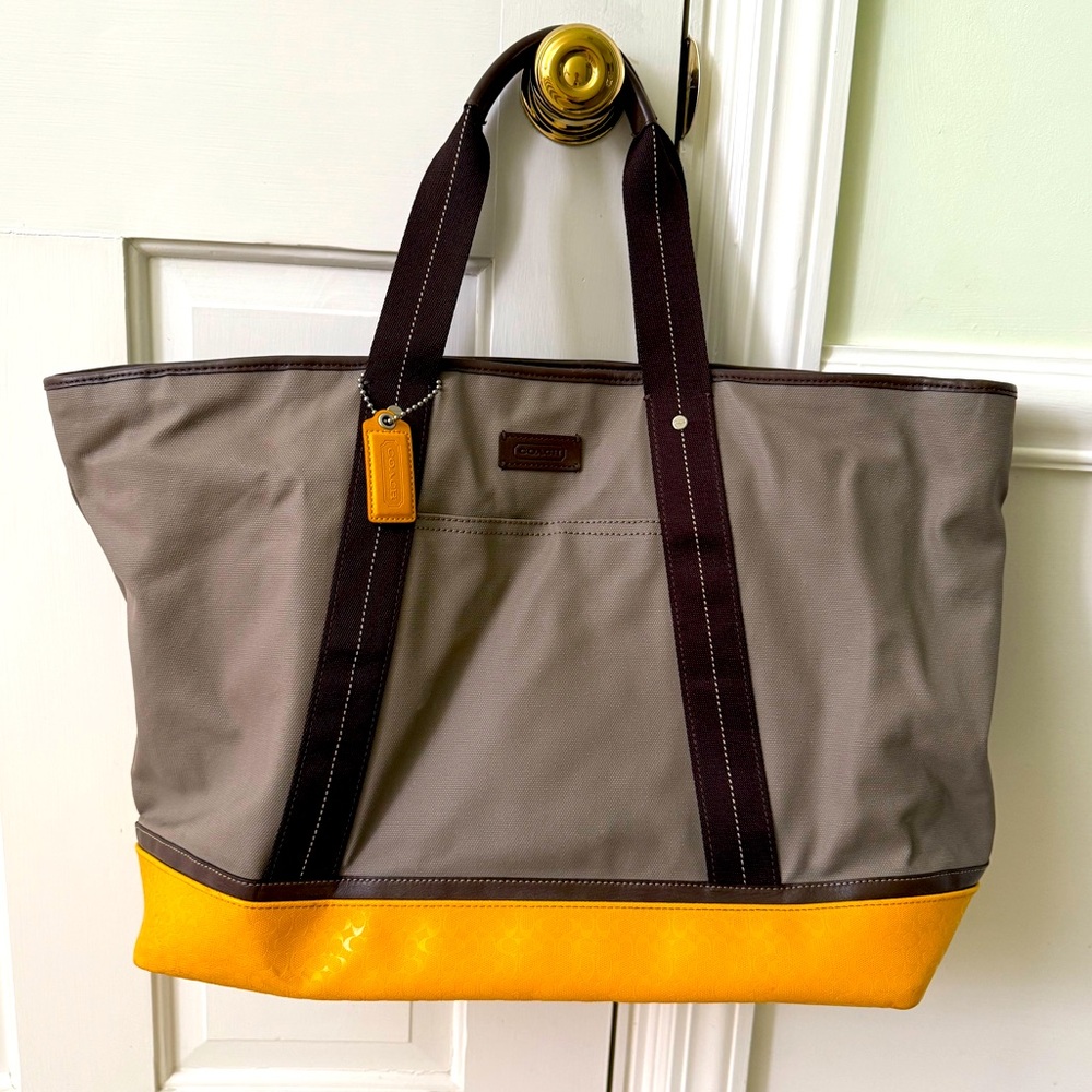 Coach Heritage Weekender Tote Bag